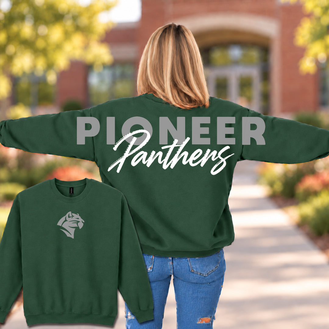 Pioneer Panthers Wingspan - Crewneck Sweatshirt