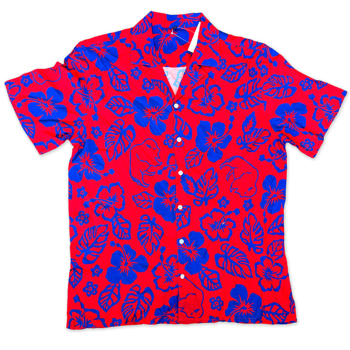 Red Aloha Shirt - Relaxed Fit