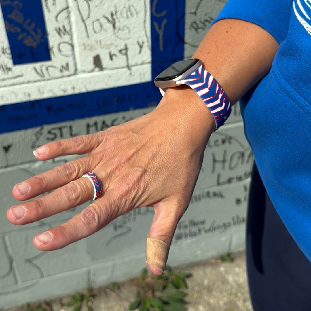 Mafia Stripes - Silicone Victory Ring