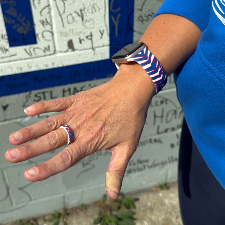 Mafia Stripes - Silicone Victory Ring