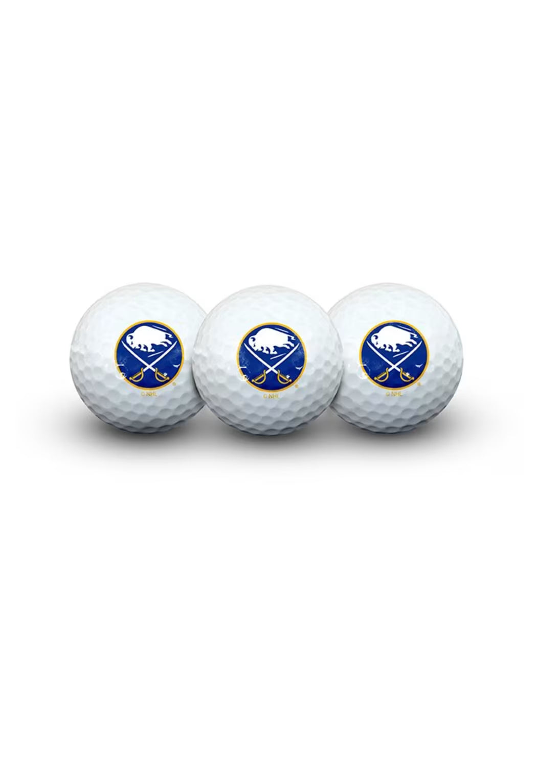 Buffalo Sabres 3 Golf Balls In Clamshell