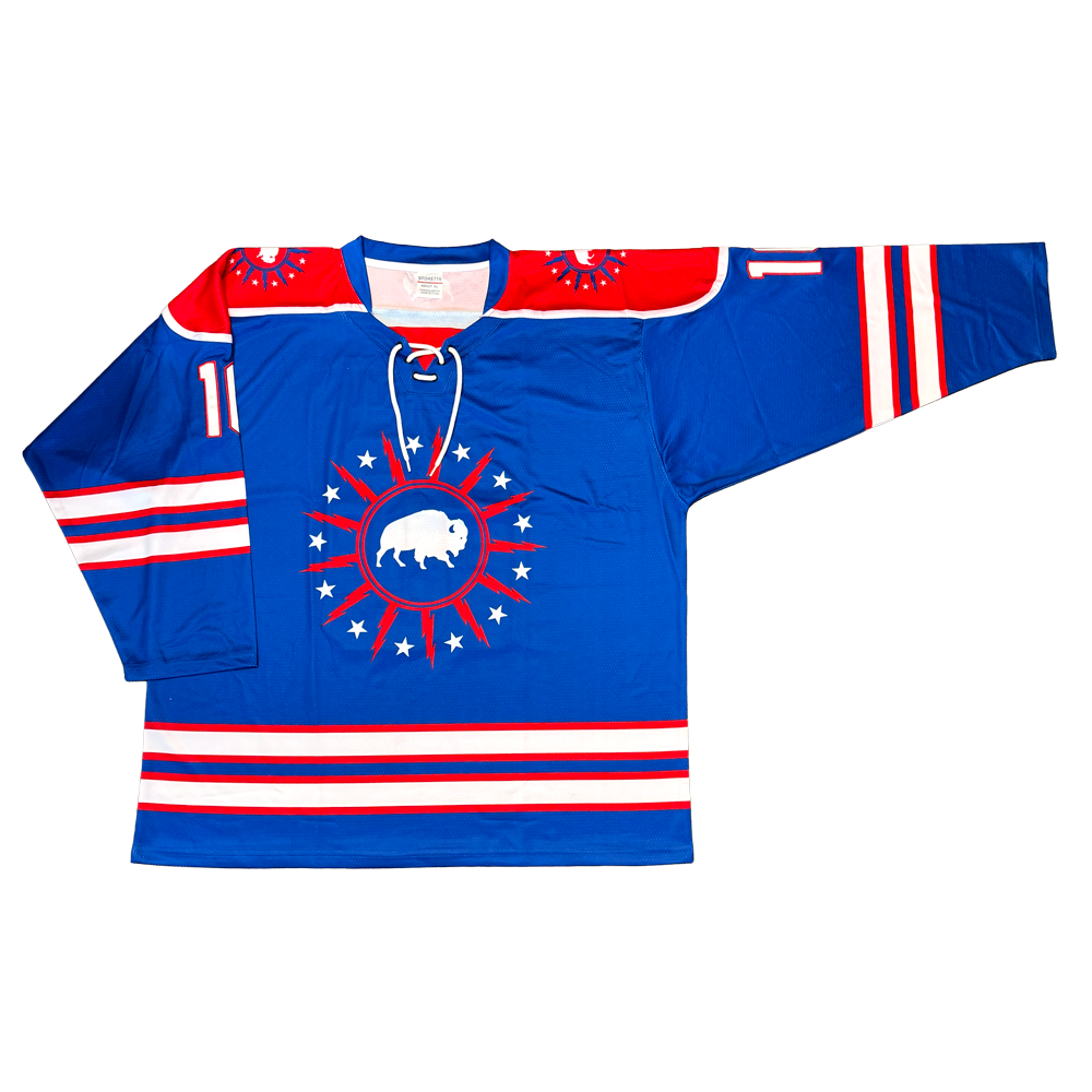 Buffalo Bolt Hockey Jersey - SHAKIR 10