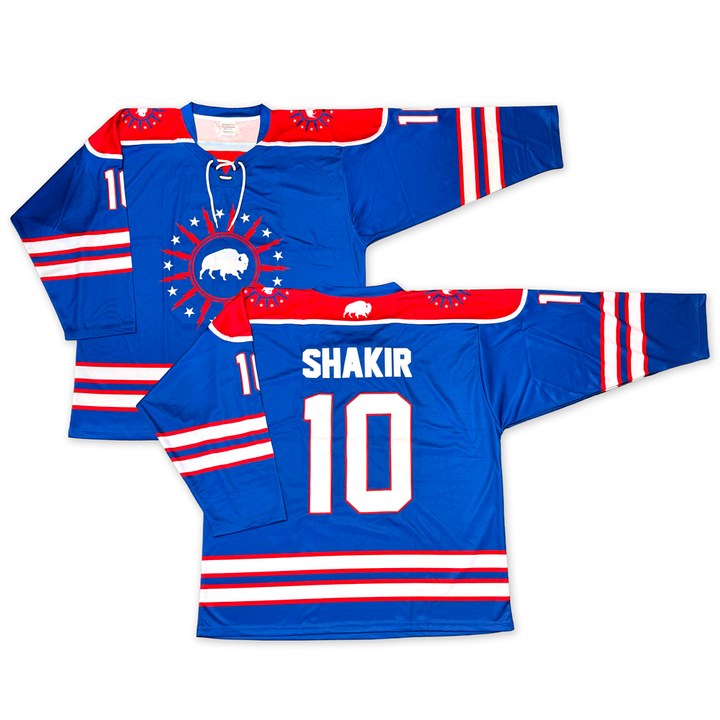 Buffalo Bolt Hockey Jersey - SHAKIR 10