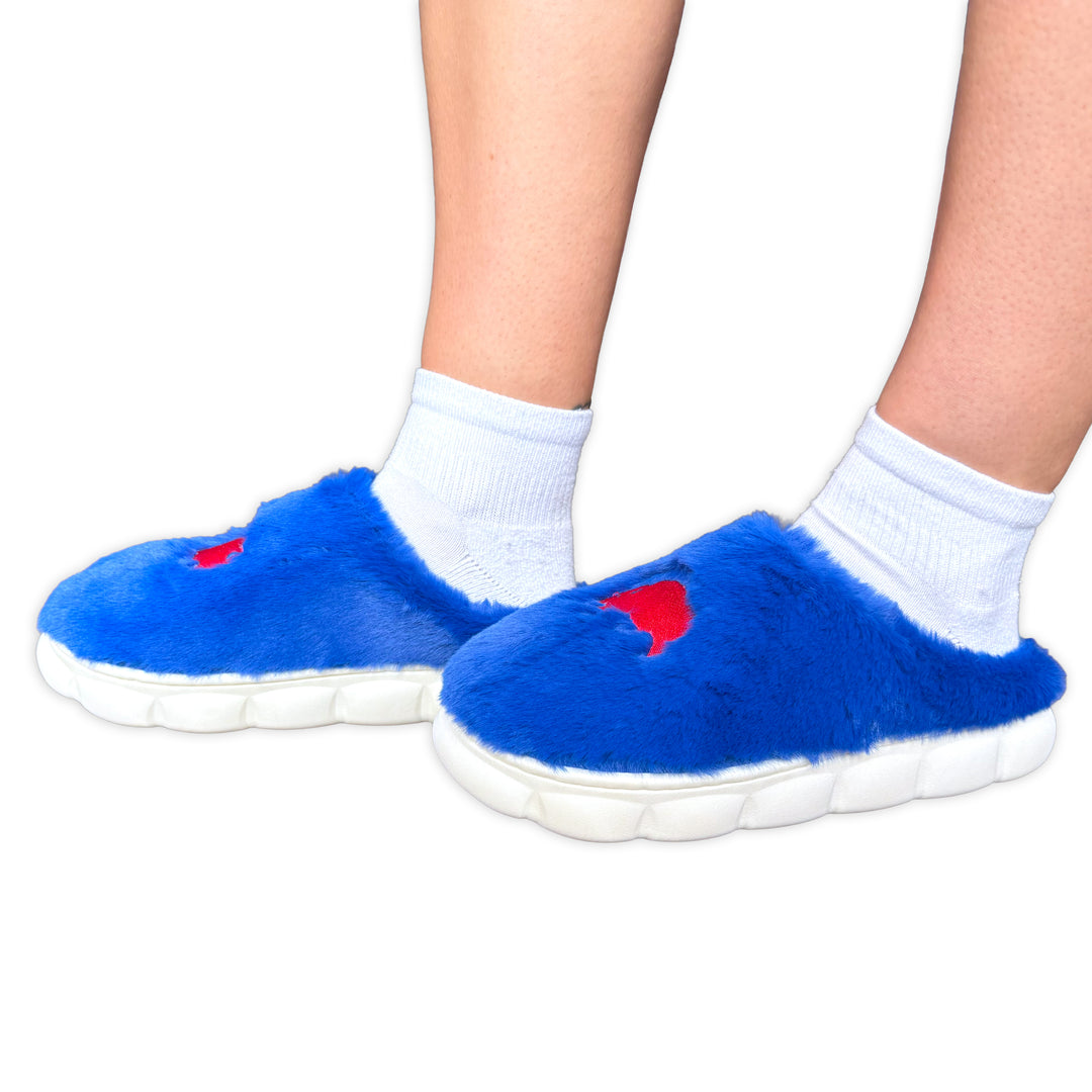 NEW - Buffalo Plush Slippers with Arch-Support Sole