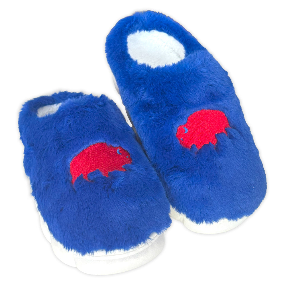 NEW - Buffalo Plush Slippers with Arch-Support Sole