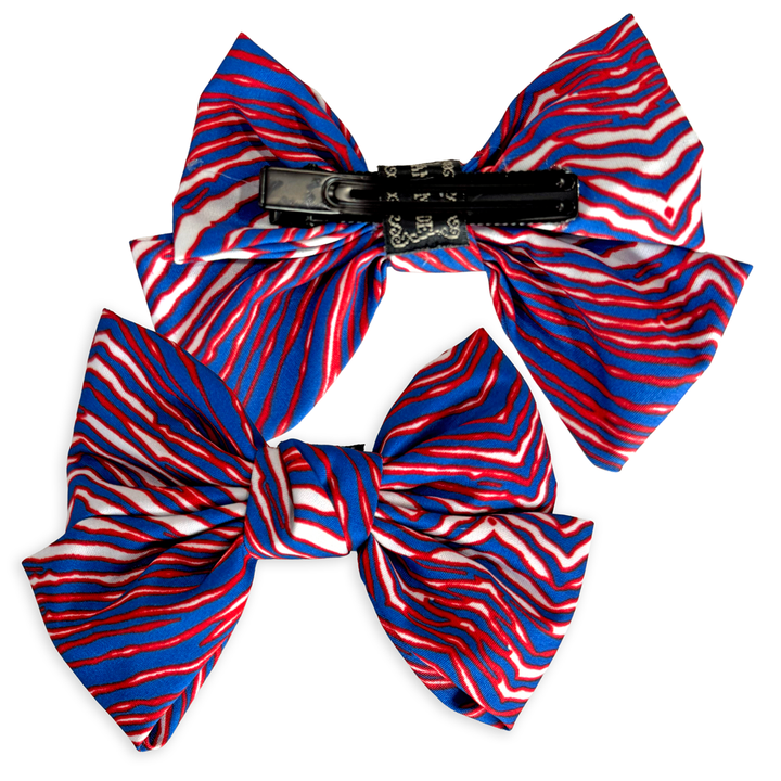 Mafia Stripes Hair Bows
