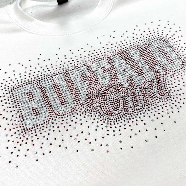 Buffalo Girl Sparkle Crew - White