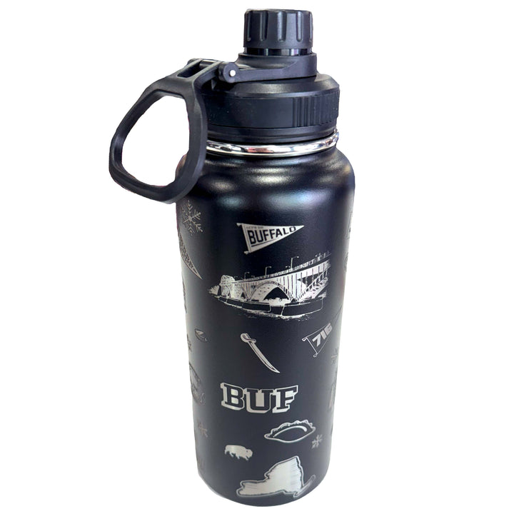 Buffalo City Spirit - 32oz Stainless Steel Waterbottle