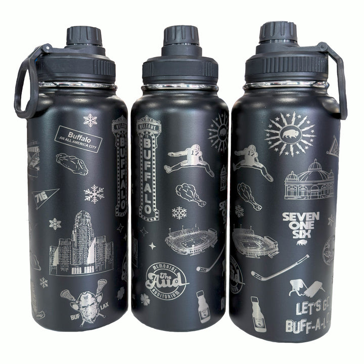Buffalo City Spirit - 32oz Stainless Steel Waterbottle