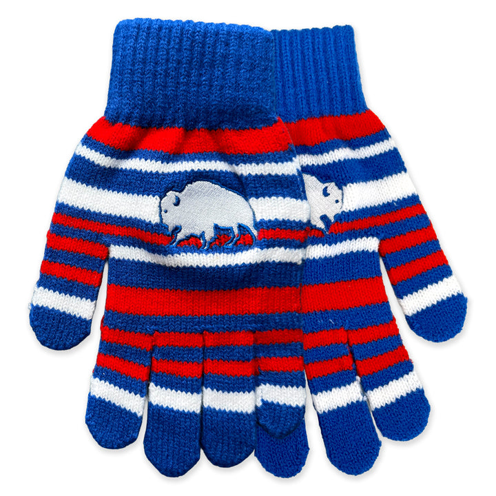 Buffalo Tri Color Knit Gloves