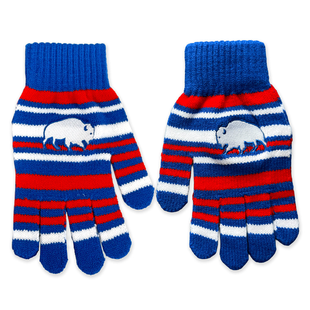 Buffalo Tri Color Knit Gloves