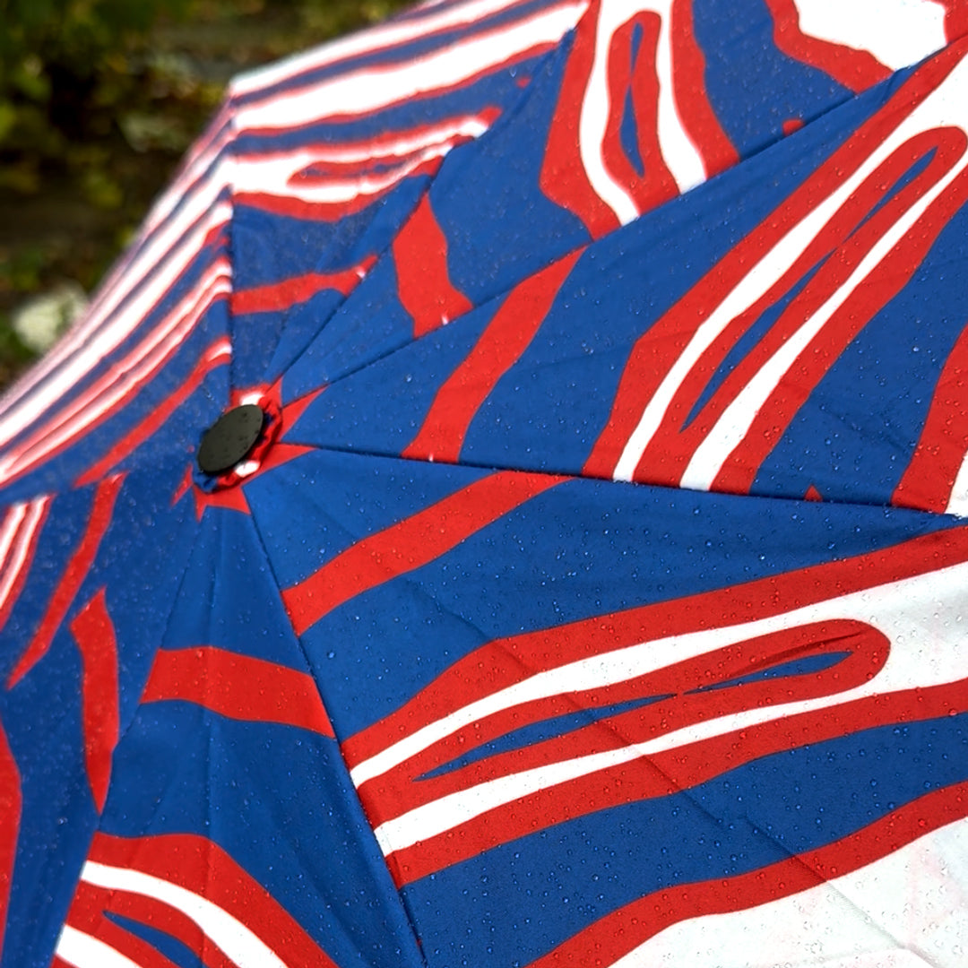 Mafia Stripes Telescoping Umbrella