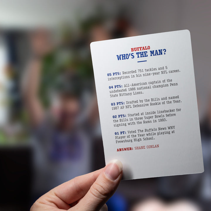 Who's The Man - Buffalo Football Trivia Game