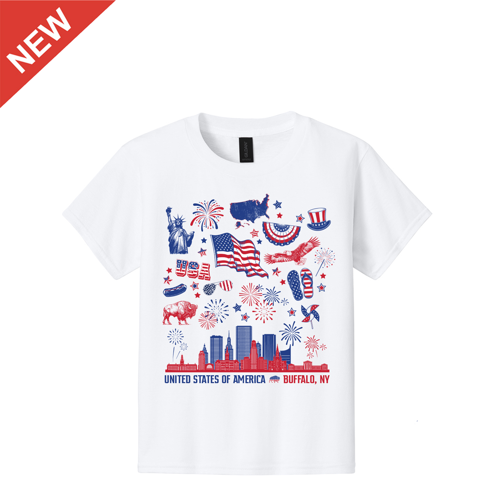 PREORDER SALE - Buffalo Lacrosse Spirit- Youth Kids T shirt