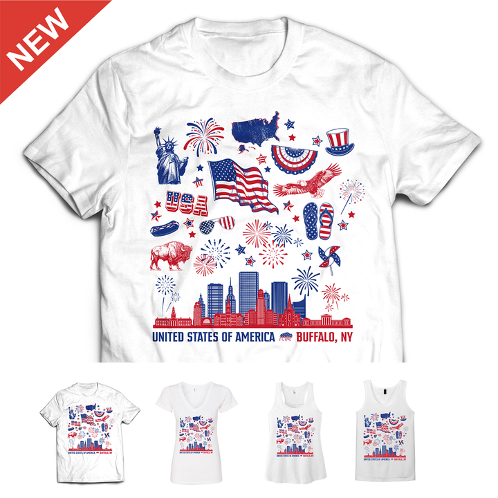 PREORDER SALE - Red, White, and Buffalo