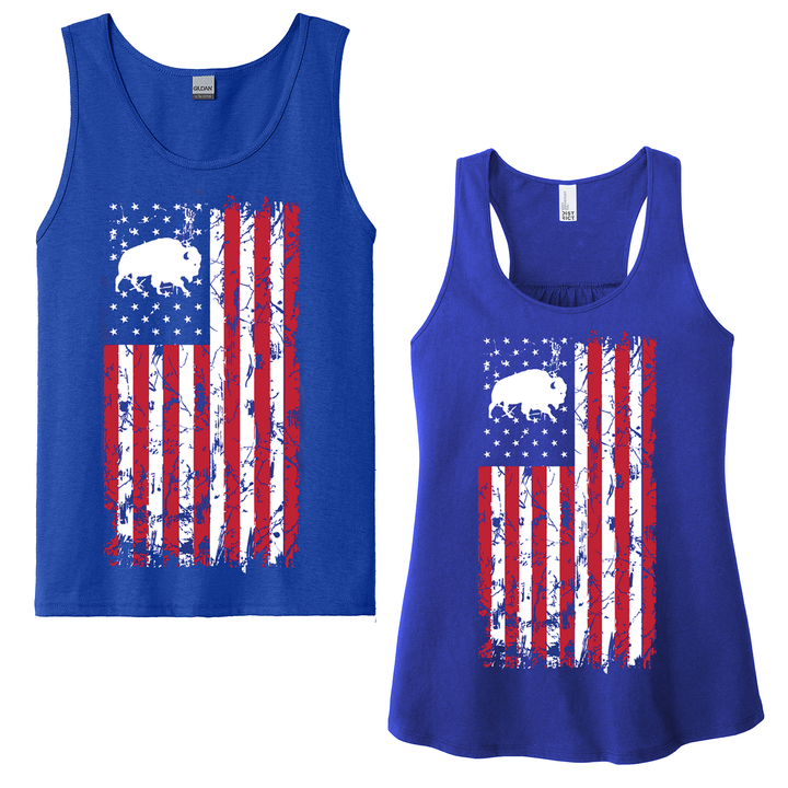 Buffalo USA Flag - Tank Top