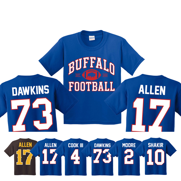 Buffalo Football Shirseys - YOUTH