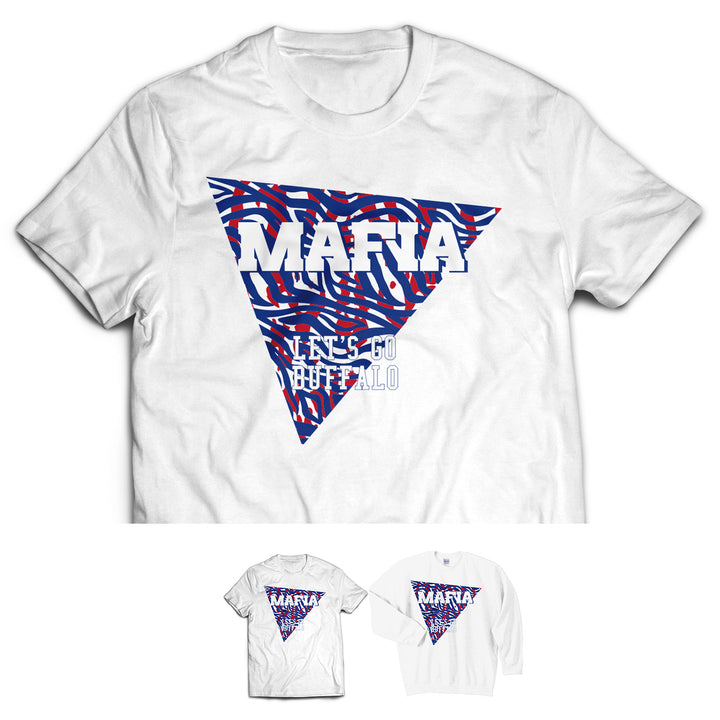 White Retro Mafia Stripes