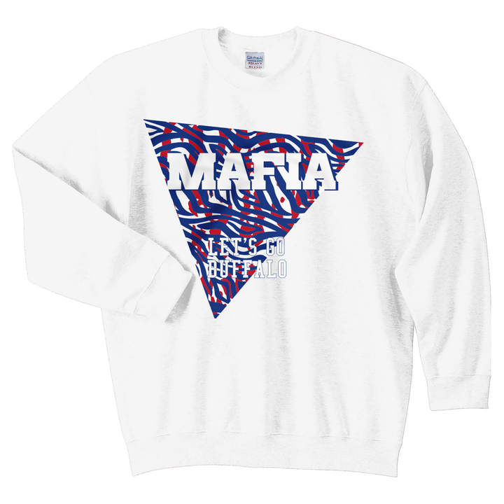 White Retro Mafia Stripes