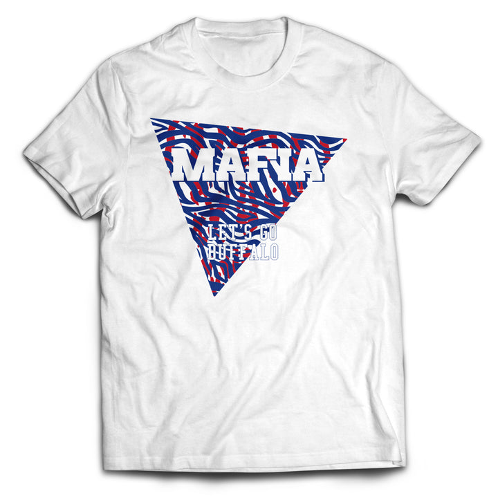 White Retro Mafia Stripes