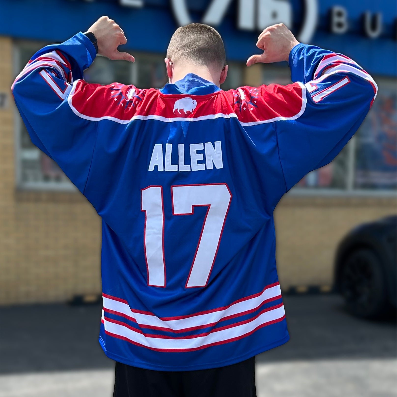 Buffalo Hockey Jersey - Buffalo Bills - Allen 17 – Store716