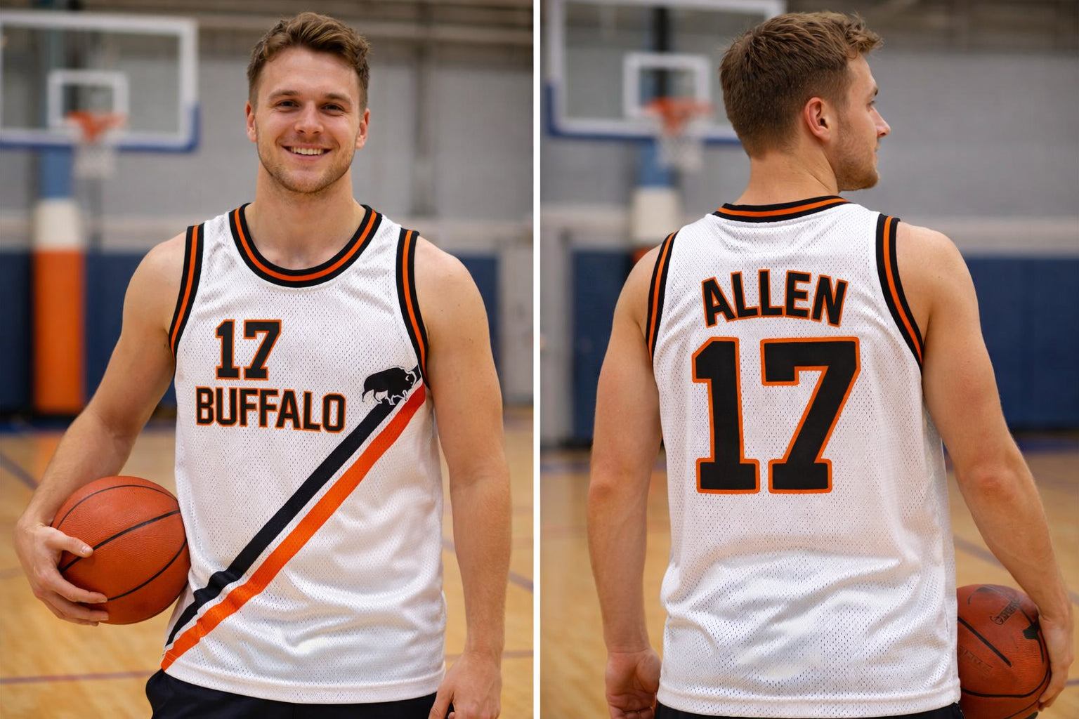 Buffalo Basketball Jersey - Buffalo Bills - Allen 17 – Store716