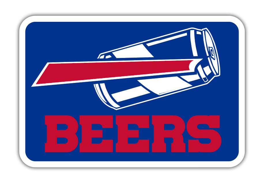 Buffalo Beers Removeable Sticker