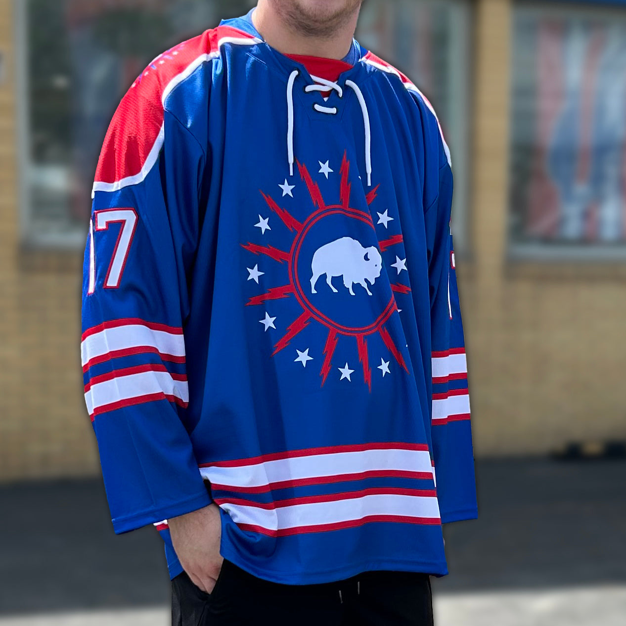 Buffalo Hockey Jersey - Buffalo Bills - Allen 17 – Store716