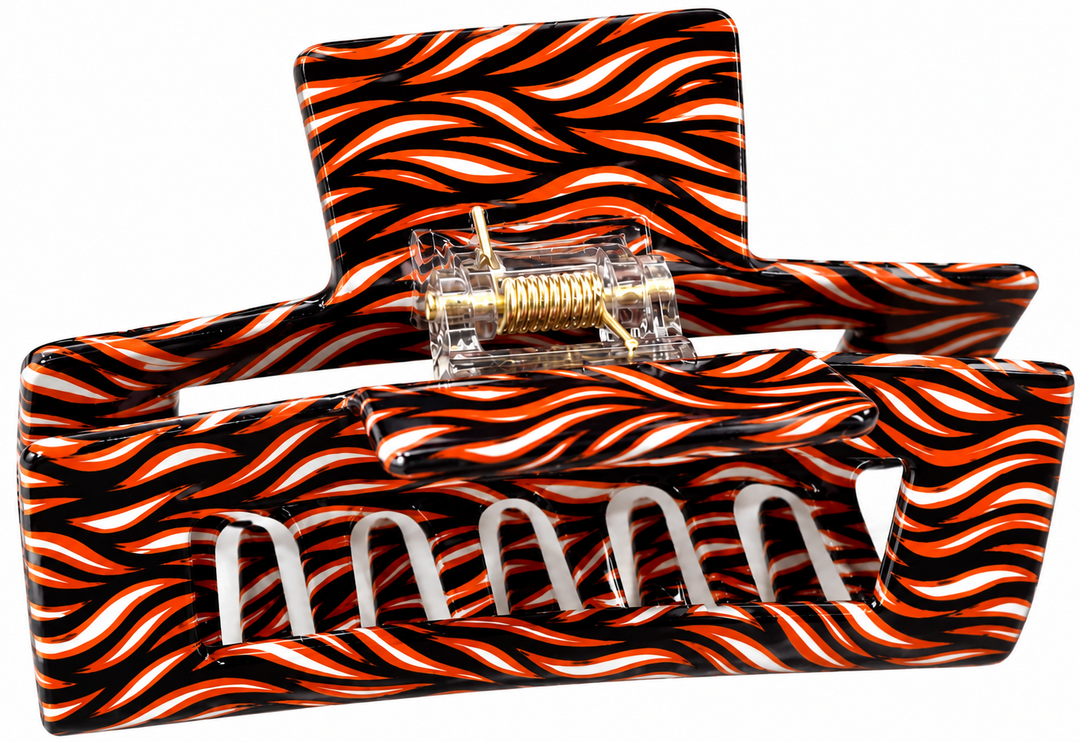 Mafia Stripes 4" Hair Clip