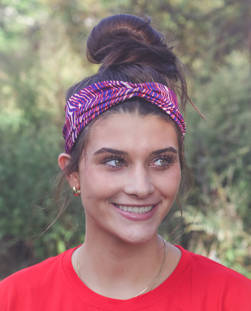 Mafia Stripes Zubaz Ladies headband - Buffalo Bills – Store716