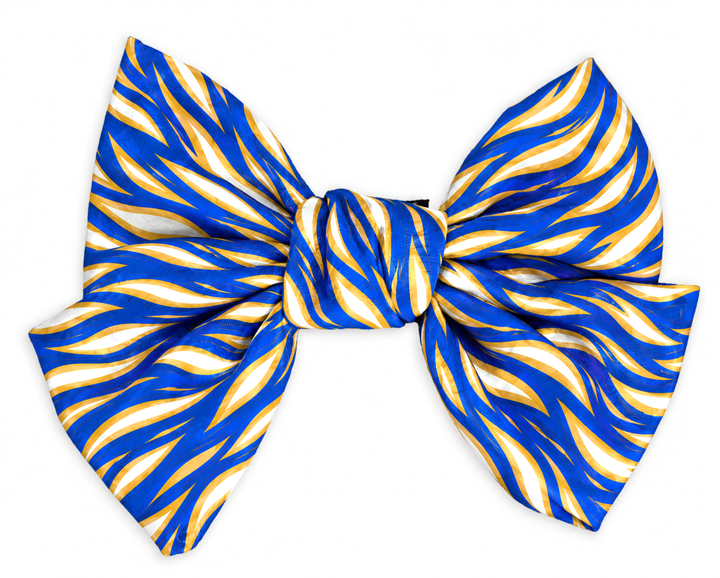 Hockey Stripes Hair Bows
