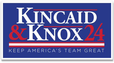 Kincaid & Knox removable sticker