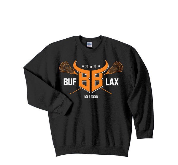 BB LAX Lacrosse - Youth Kids Crewneck Sweatshirt