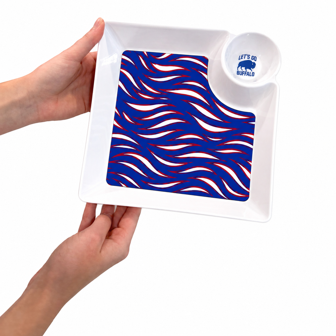 Mafia Stripes Melamine Party Plates