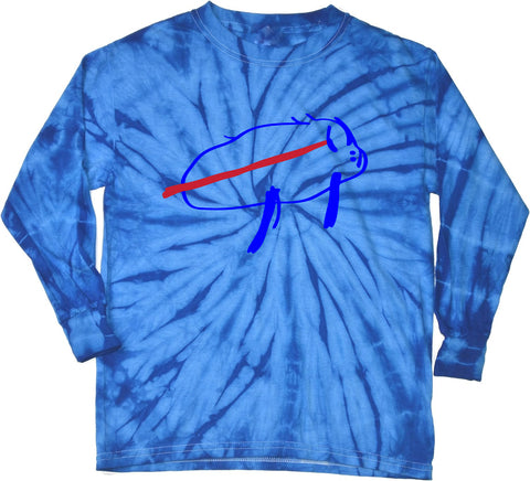 Josh's Potato - Blue Tie Dye - LongSleeve T