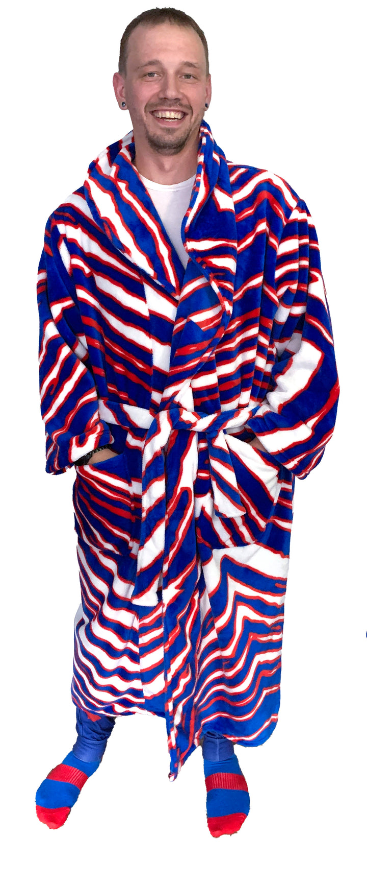 Mafia Stripes - Silk Touch Robe