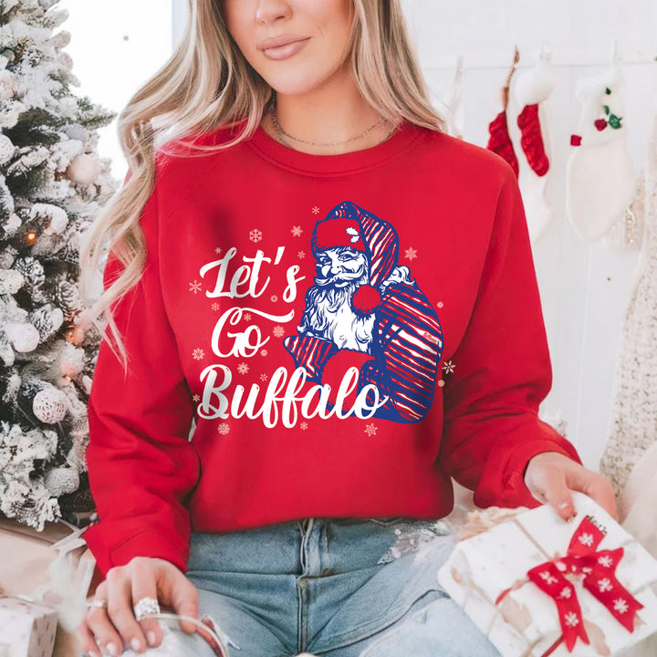 Santa Billieves - RED - Crewneck Xmas Sweatshirt
