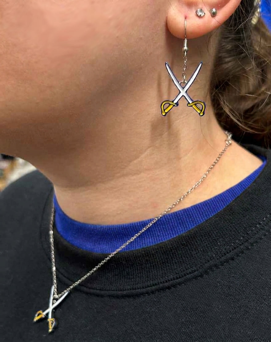 Buffalo Sword Earrings