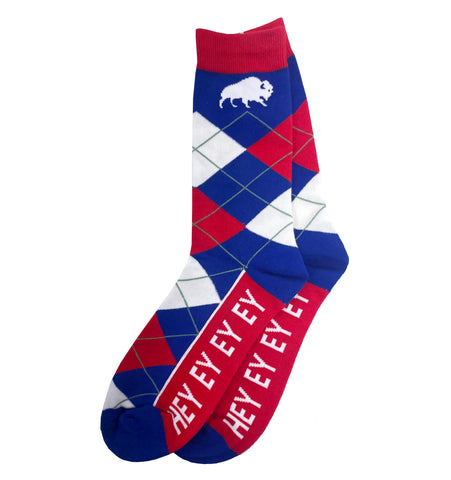 Buffalo Argyle Socks - Royal