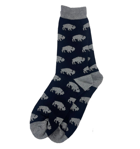 Buffalo Herd Socks - Black