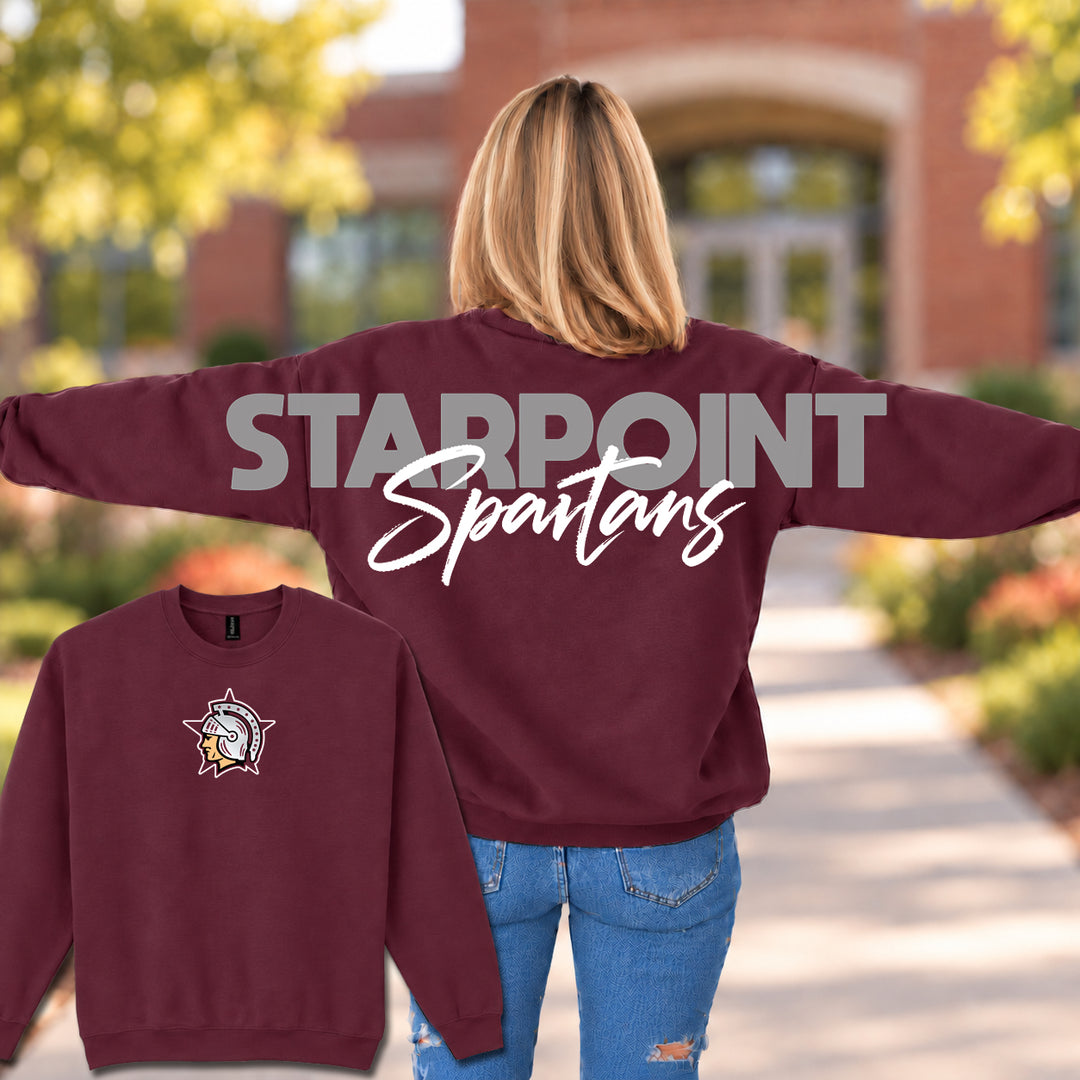 Starpoint Spartans Wingspan - Crewneck Sweatshirt