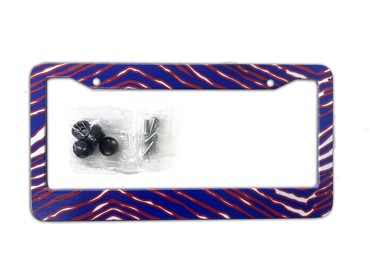Mafia Stripes Metal License Plate Frame