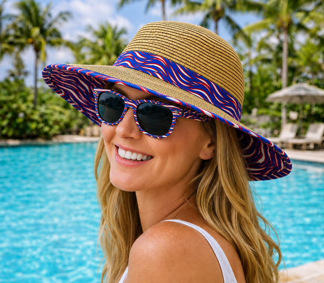 Mafia Stripes Sun Hat