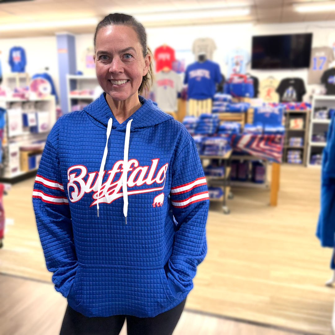 NEW - Embroidered Plush Waffle Hoodies