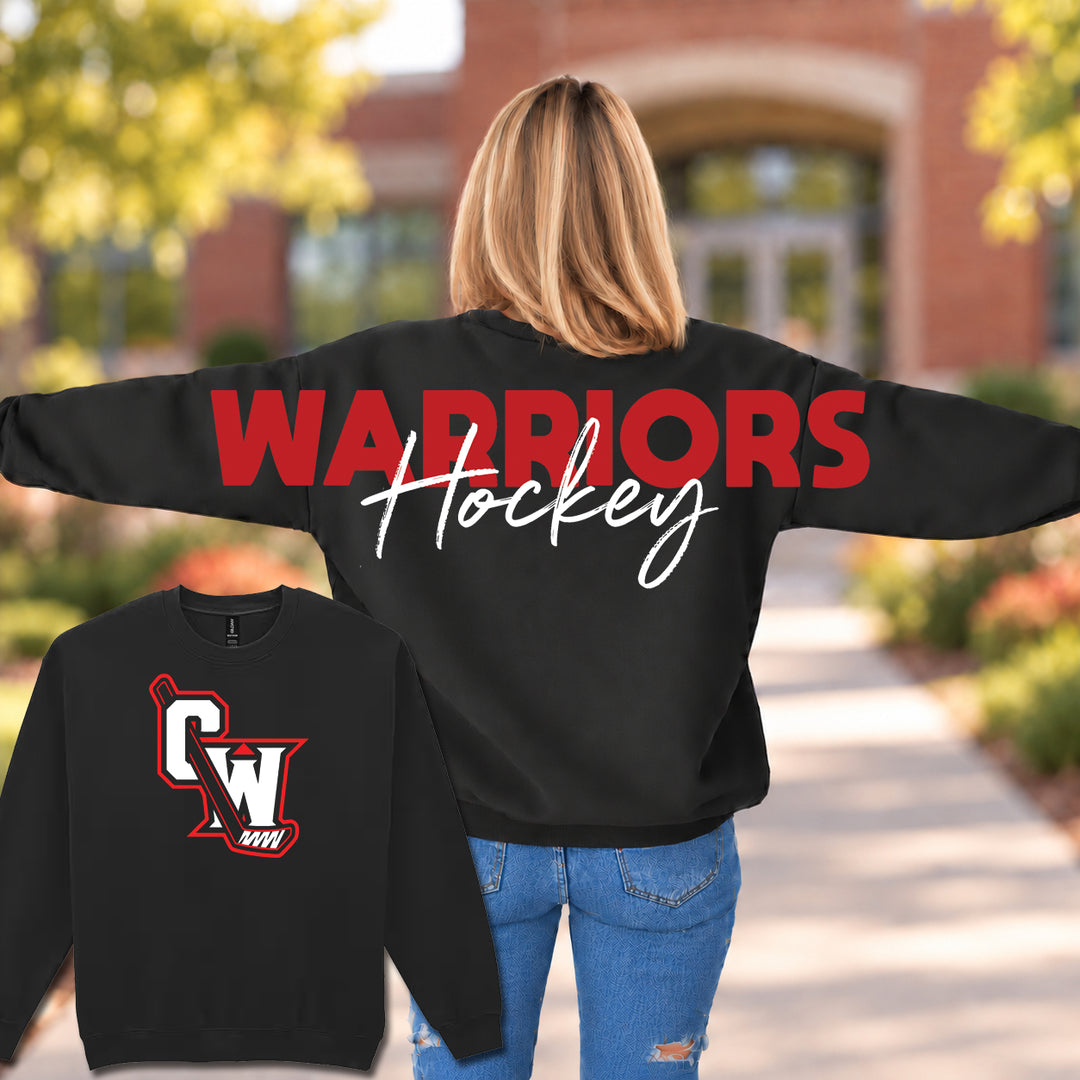 Cheektowaga Warriors Hockey Wingspan - Crewneck Sweatshirt
