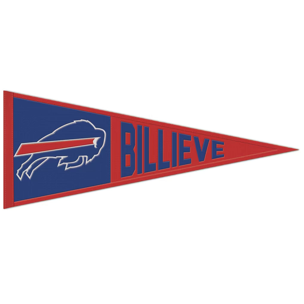 Buffalo Bills Wool 13" x 32" Slogan Pennant