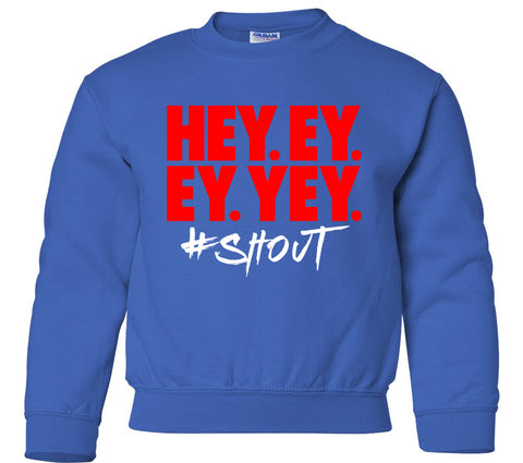 Shout - Youth Kids Crewneck Sweatshirt
