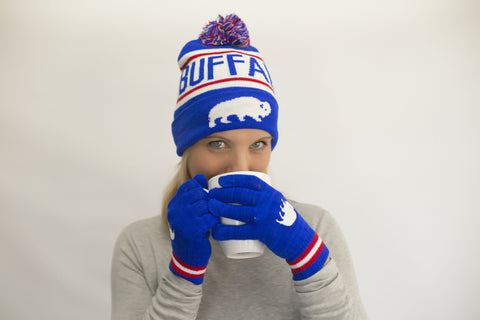 Buffalo USA Knit Gloves - Royal