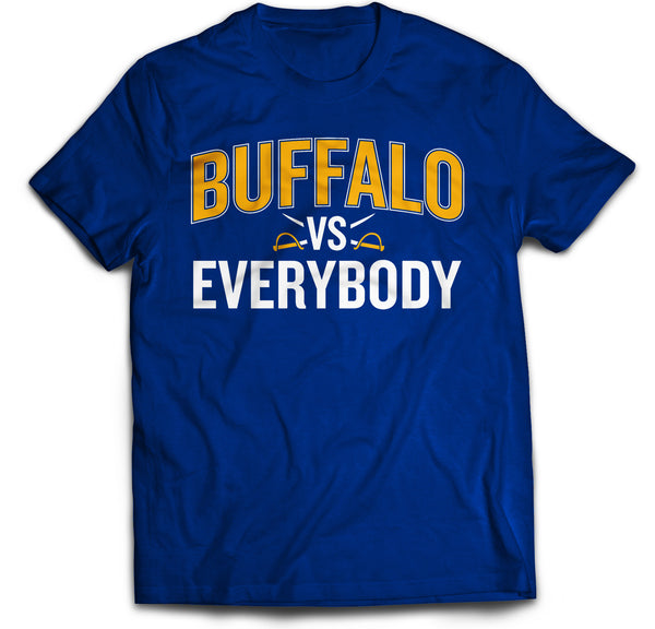 Buffalo Hockey Vs Everybody - Royal - Adult T-shirt