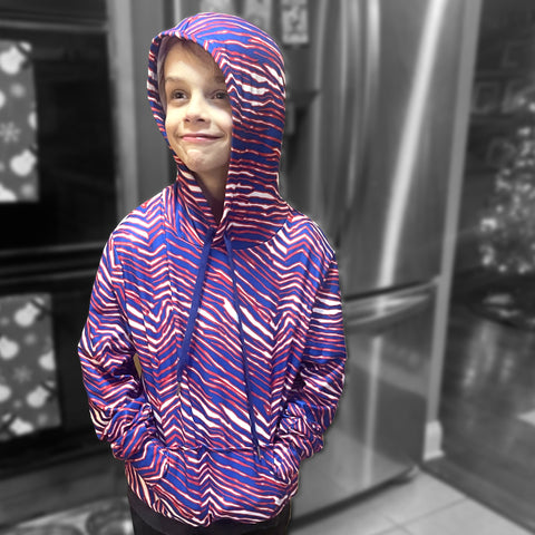 BUY 1 GET 1 50% OFF - Mafia Stripes - Lightweight Youth Hoodie